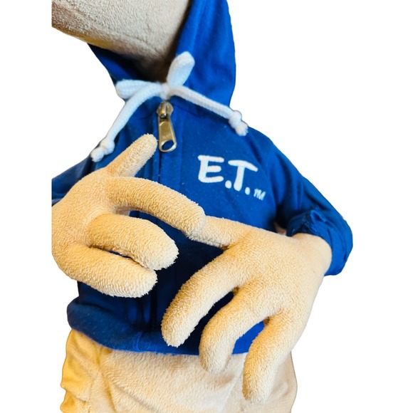 Universal Studios Extra Terrestrial Plush Doll with Blue Hoodie - Picture 6 of 7